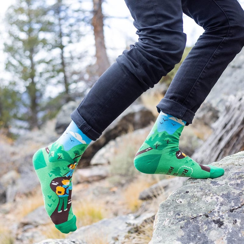 Lavley Outdoors Socks - Hiking and camping gifts for men and women - Great for nature lovers - Holiday or birthday gift - Image 5